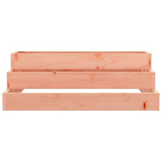 Carré potager surélevé 3 niveaux bois Douglas pour jardin 80x80x27 cm – ComfortXL Outdoor Living - Image 4