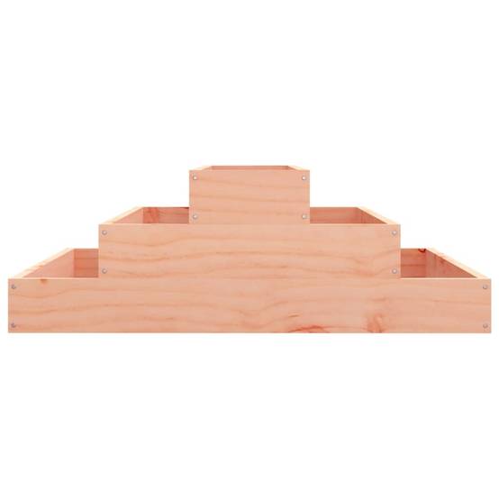 Carré potager surélevé 3 niveaux bois Douglas pour jardin 80x80x27 cm – ComfortXL Outdoor Living - Image 5