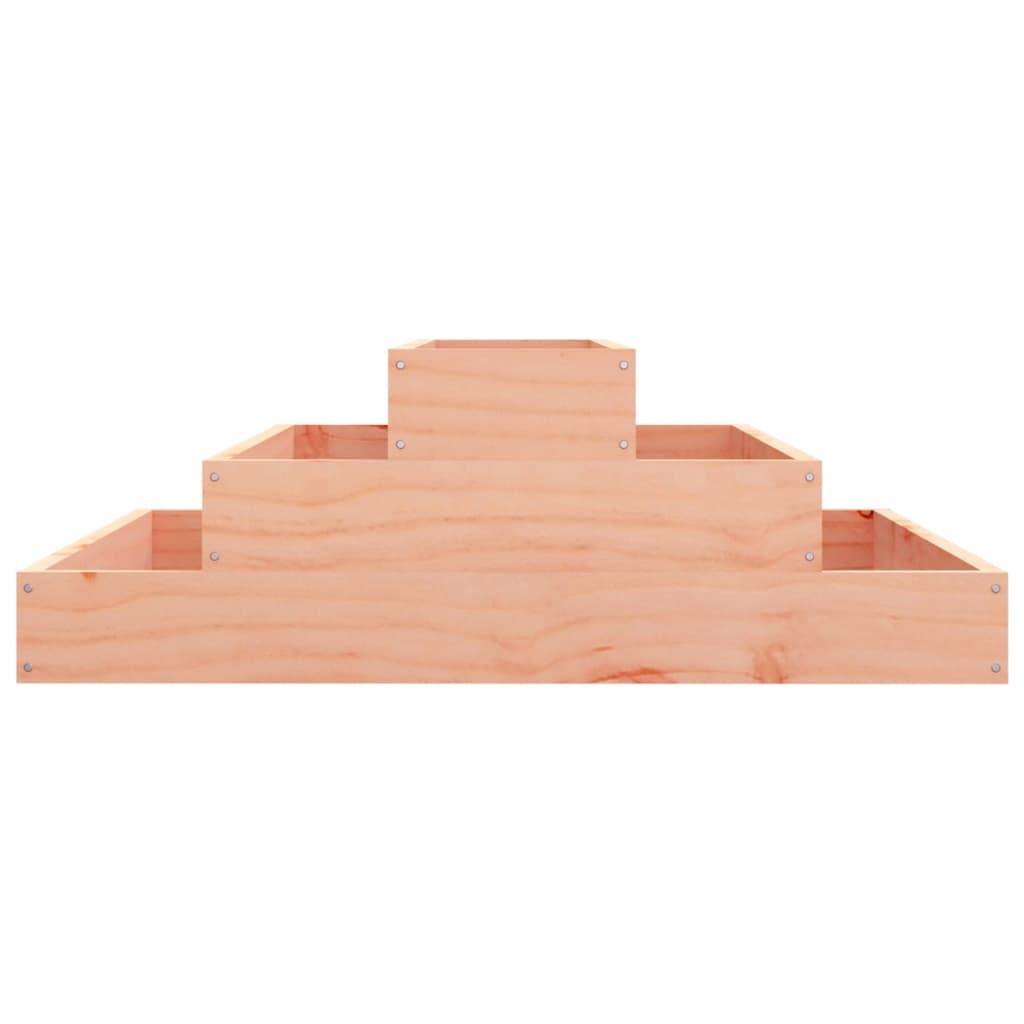 Carré potager surélevé 3 niveaux bois Douglas pour jardin 80x80x27 cm – ComfortXL Outdoor Living - Image 5