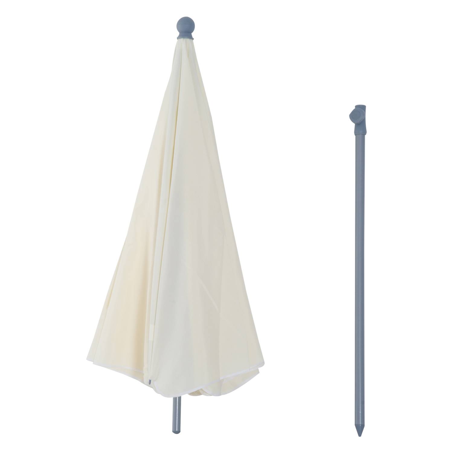 Outsunny - Parasol inclinable octogonal jardin/plage Ø2m sac transport inclus métal/polyester crème - Outsunny - Image 7