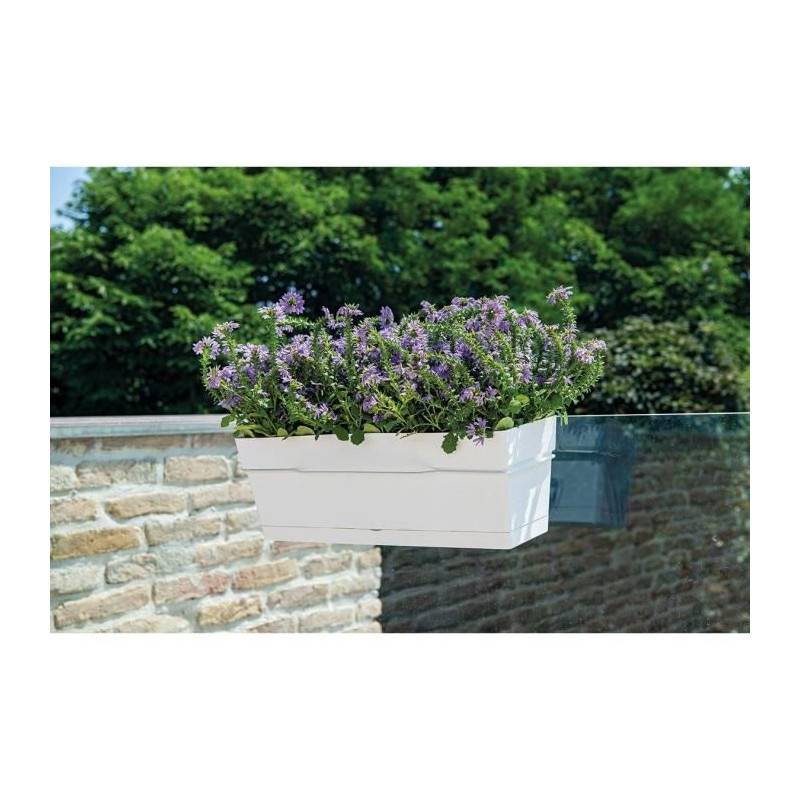 Deroma - Jardiniere - Deroma - Kit Jardiniere Save R - 10l - 49cm - Blanc - Imagen 2