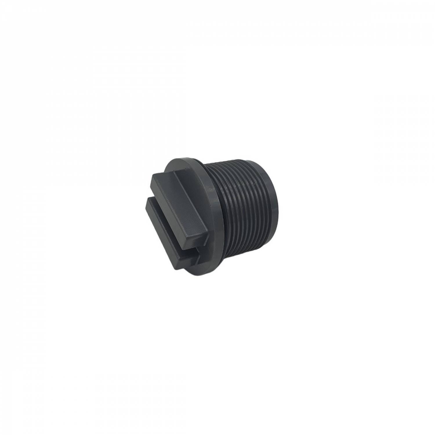 Hayward - Bouchon de vidange pour piscine avec joint torique - 1 - 1/2 - Gris foncé - SP1022CEDGR - Hayward