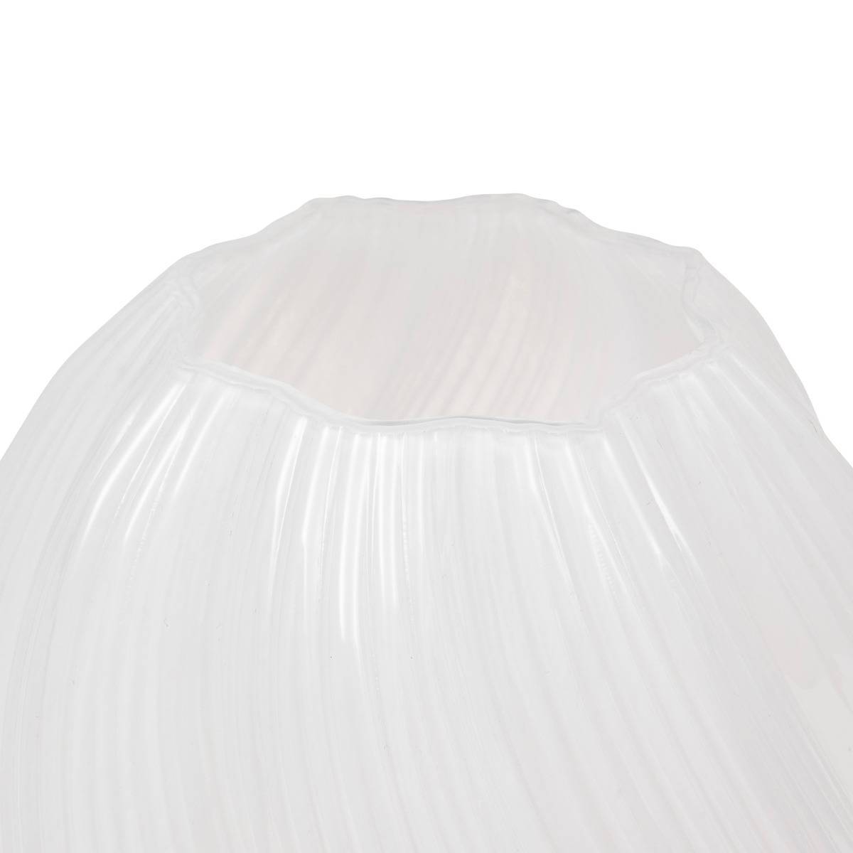 Atmosphera - Vase "Valma" blanc H21cm - Atmosphera Créateur d'intérieur - Image 3