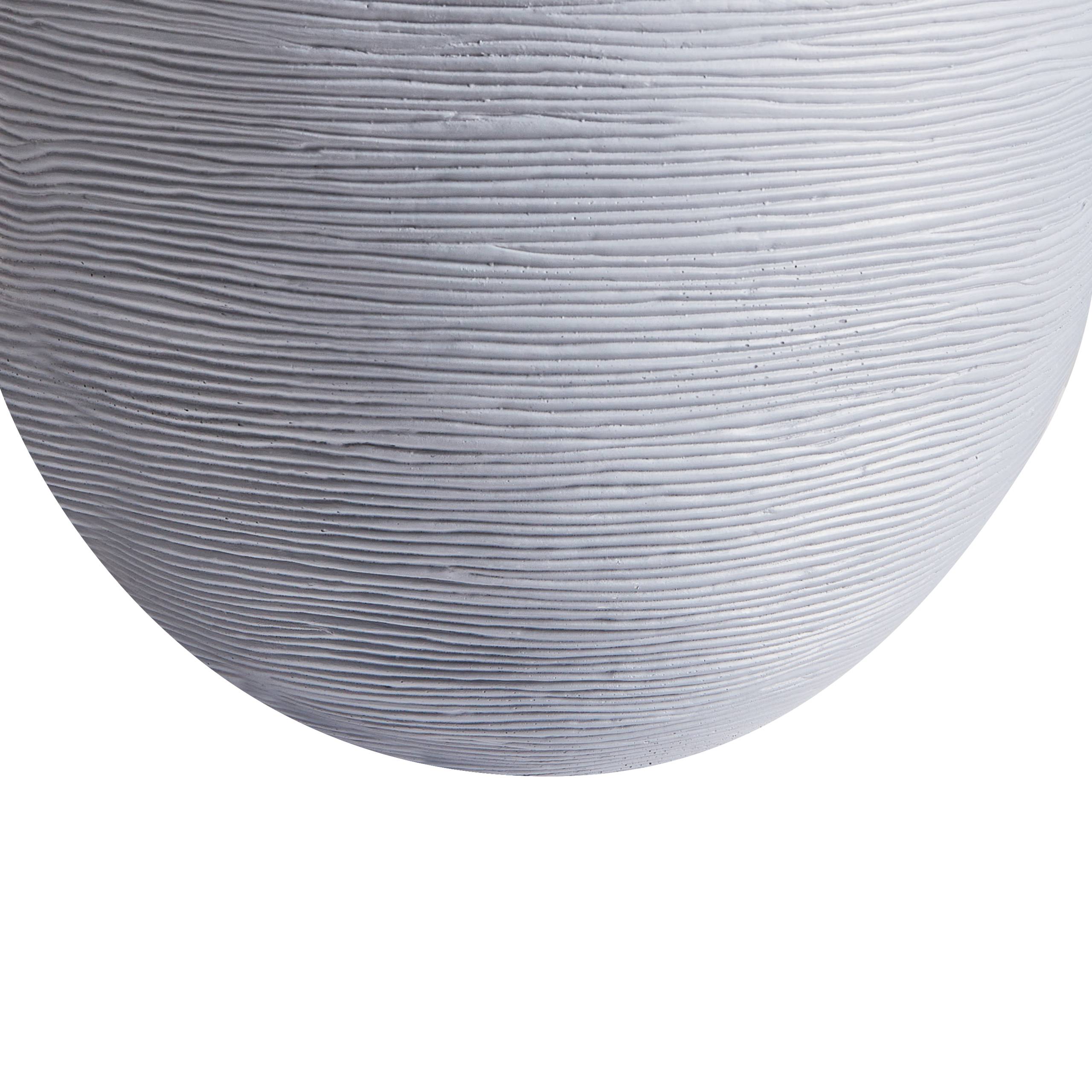 Beliani - Cache-pot d'extérieur Fibre d'argile Gris ZAKROS - Beliani - Imagen 7