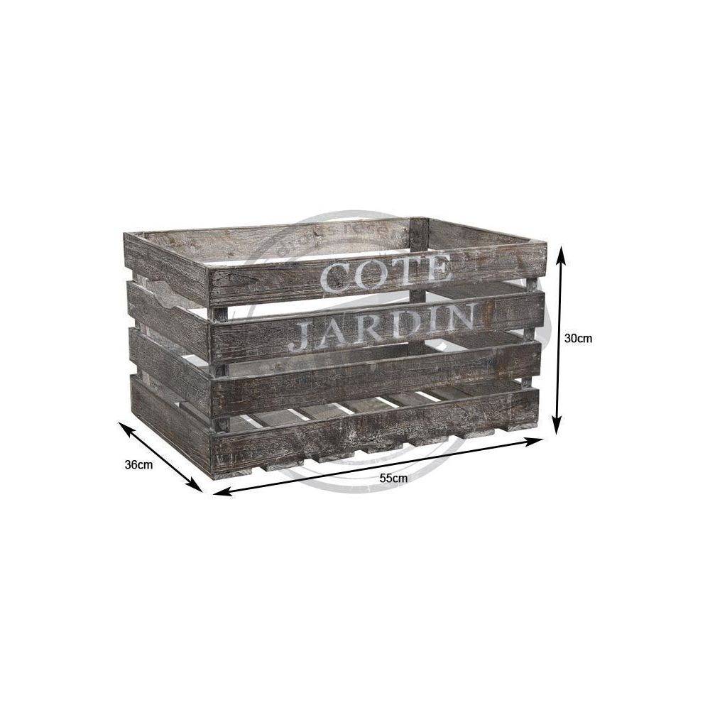 Aubry Gaspard - Caisse en bois Côté jardin Longueur 55cm - Imagen 2