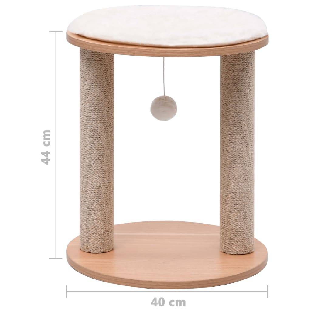Vidaxl - Petit arbre à chat avec griffoirs 44 cm vidaXL 170935 - Imagen 3