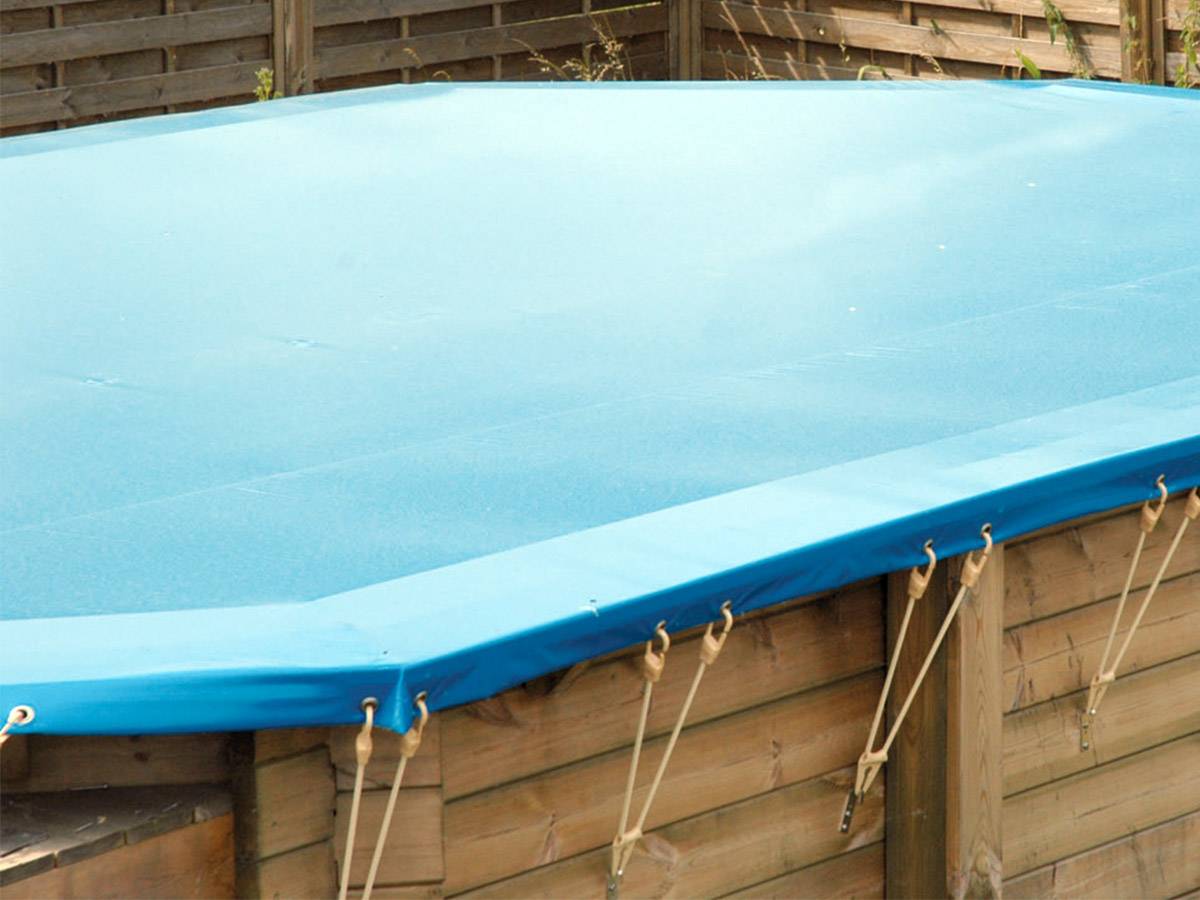 Ubbink - Bâche hiver pour piscine bois Linéa UrbanPool ou Azura 4,50 x 2,50 m - Ubbink - Imagen 1