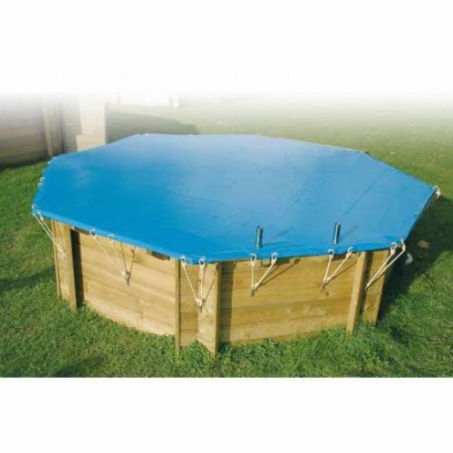 Ubbink - Bâche hiver pour piscine bois Linéa UrbanPool ou Azura 4,50 x 2,50 m - Ubbink - Imagen 2