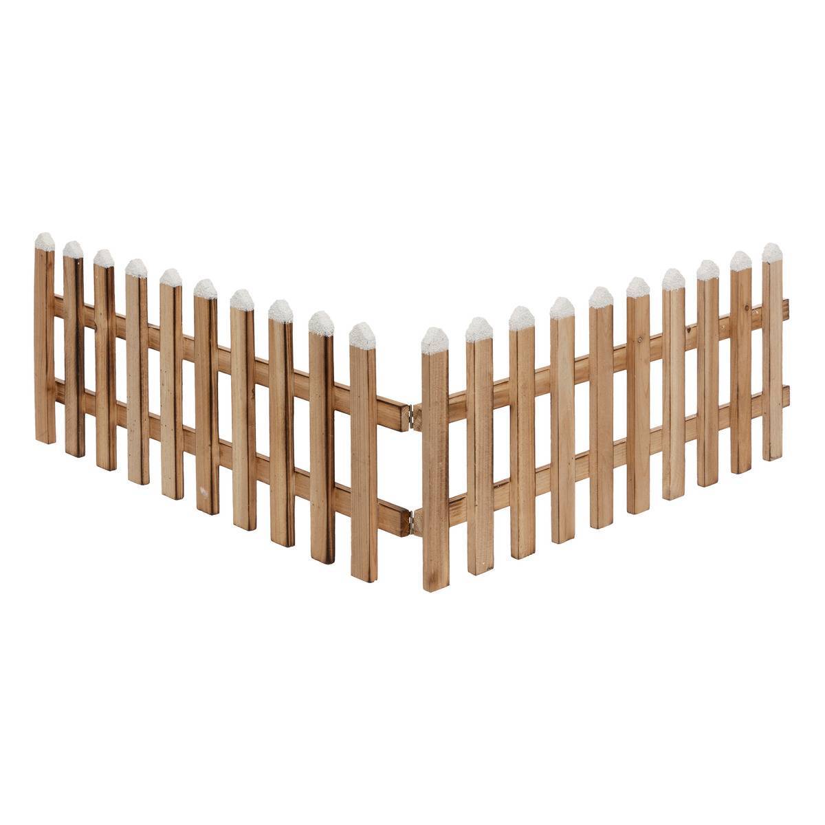 Fééric Lights & Christmas - Clôture en bois L90xH20cm - Feeric Lights & Christmas - Imagen 1