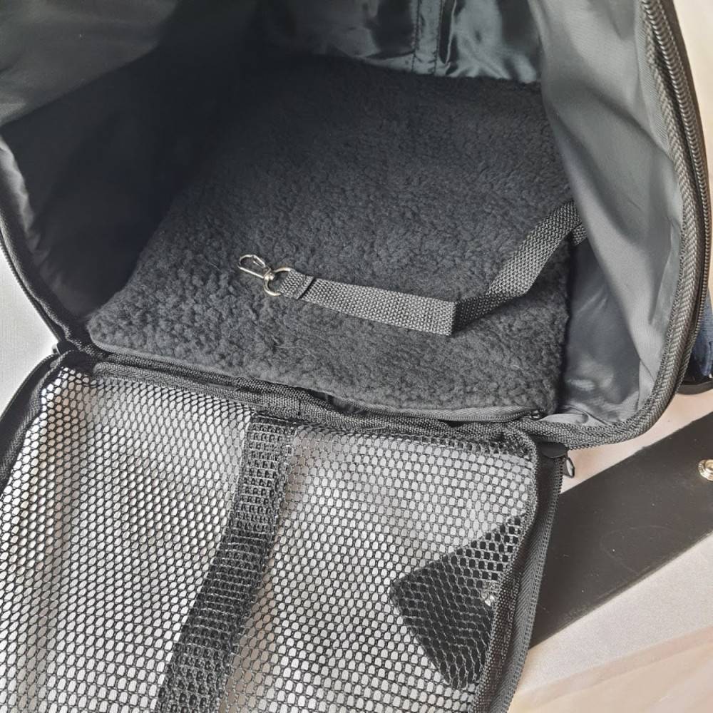 Sac à dos Lenie bleu taille 36 x 32 x 32 cm pour chien max 7 kg. - Imagen 9