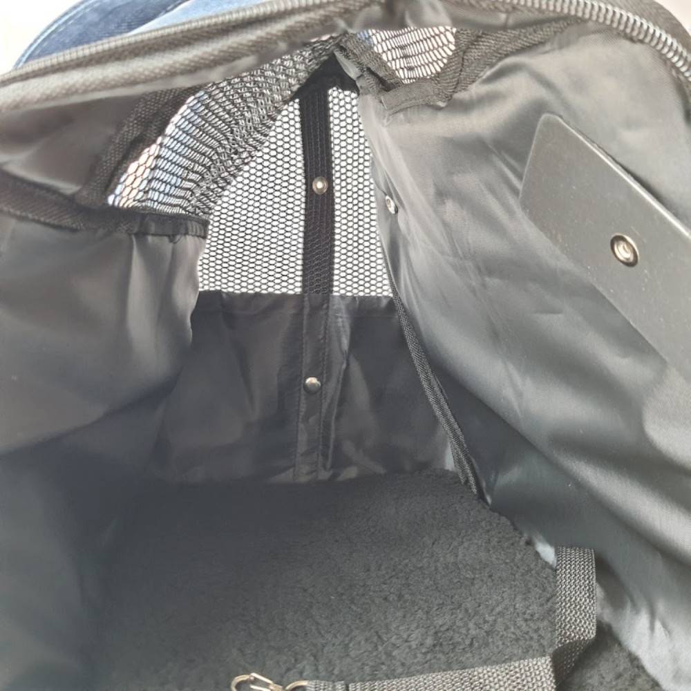 Sac à dos Lenie bleu taille 36 x 32 x 32 cm pour chien max 7 kg. - Imagen 10