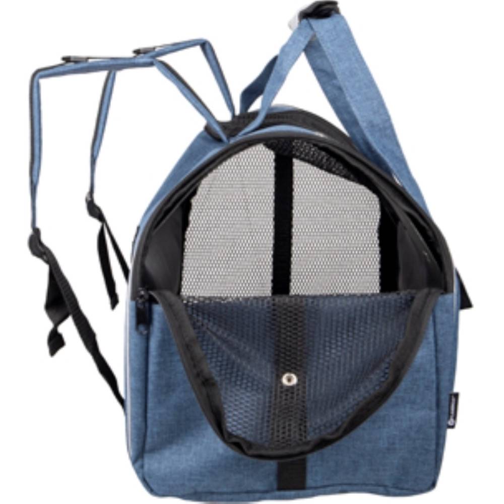 Sac à dos Lenie bleu taille 36 x 32 x 32 cm pour chien max 7 kg. - Imagen 4