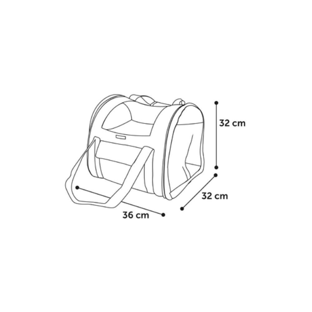 Sac à dos Lenie bleu taille 36 x 32 x 32 cm pour chien max 7 kg. - Imagen 2