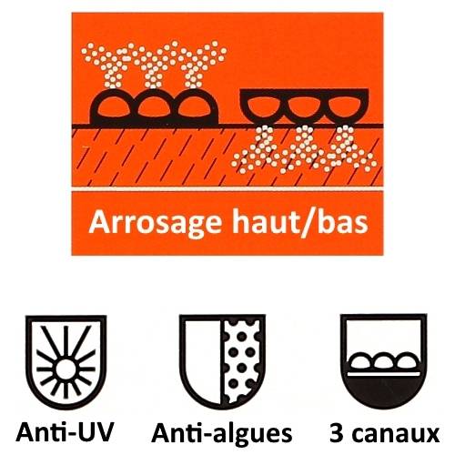 Huggy Tuyaux - Tuyau d'arrosage micro-perforé plat - Longueur 15 mètres - HUGGY TUYAUX - Imagen 3
