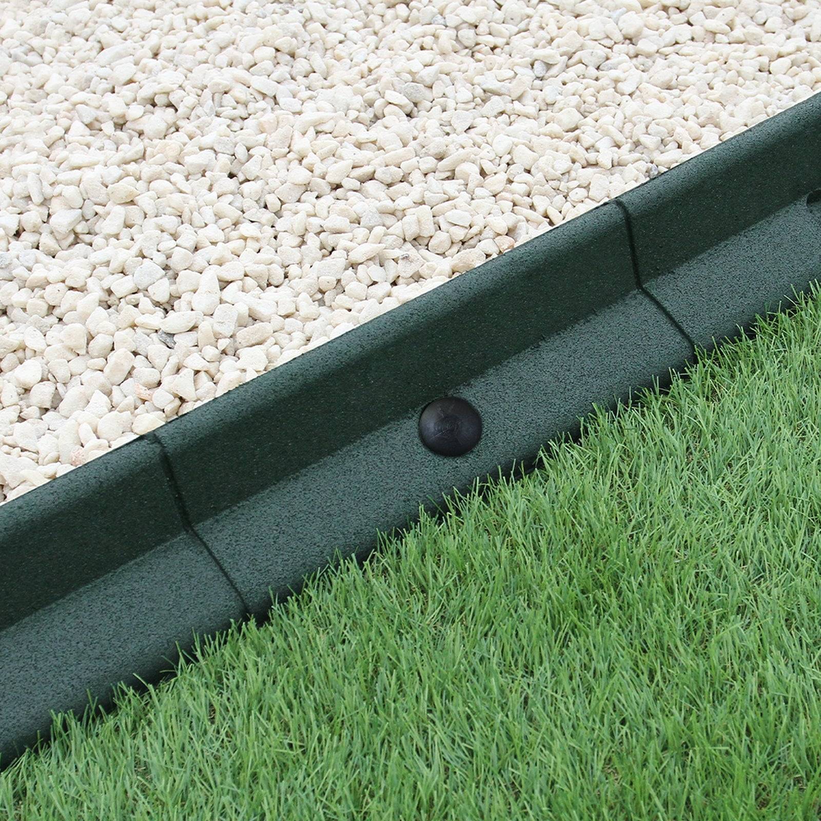 Monstershop - Bordures de Pelouse Flexibles 1.2m Vert x 8 - Imagen 2