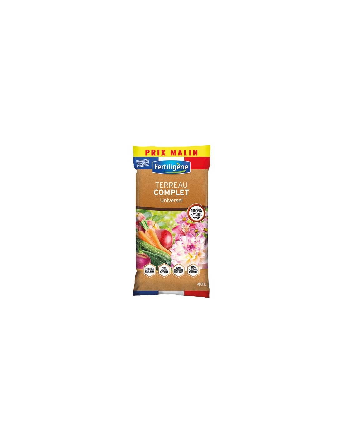 Fertiligène - Terreau Complet Universel Uab 40 Litres - Fertiligene