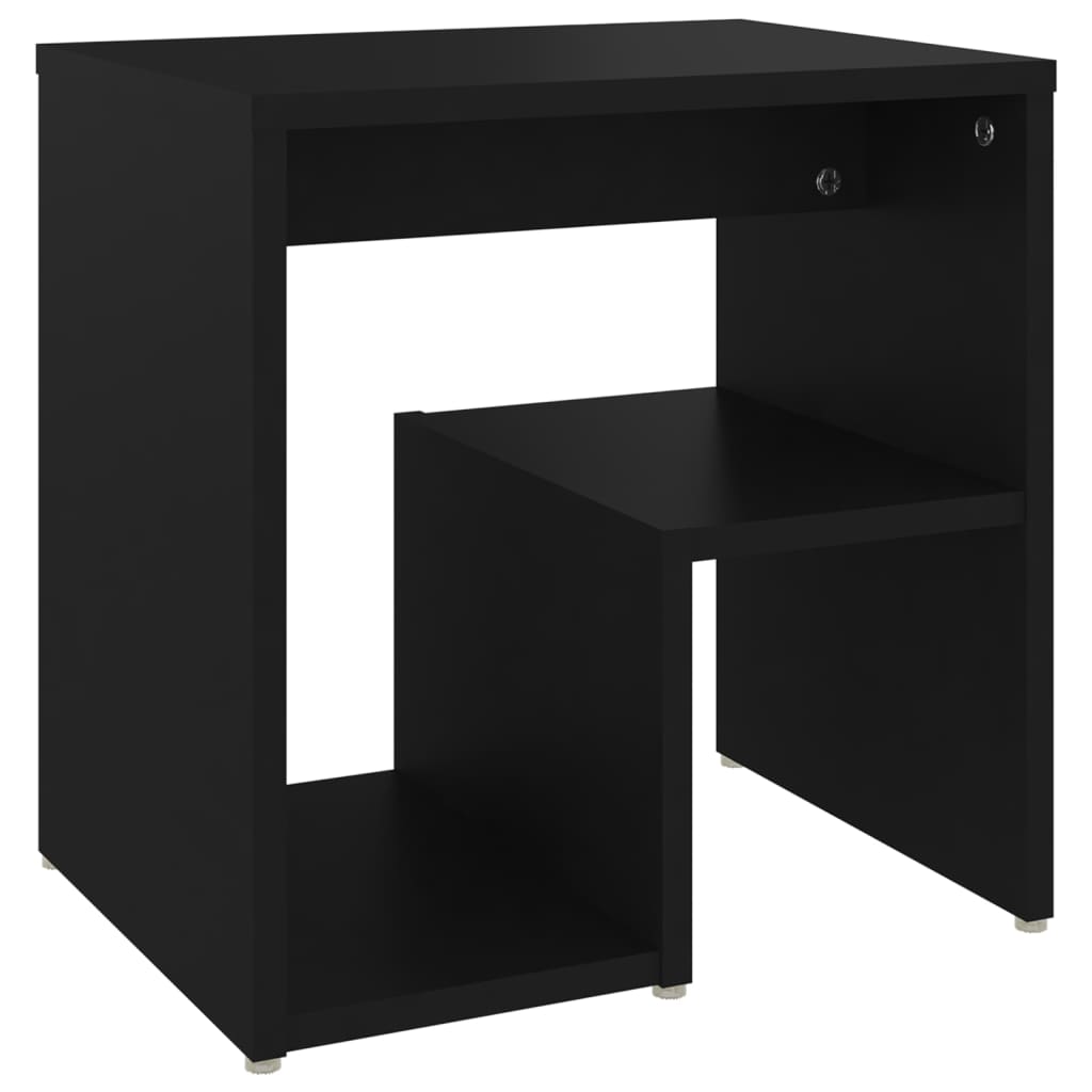 Vidaxl - Table de chevet noir 40x30x40 cm bois d'ingénierie - vidaXL - Imagen 1