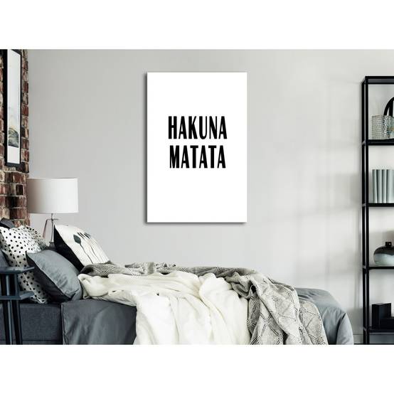 Tableau Imprimé "Hakuna Matata" 40 x 60 cm - Image 2