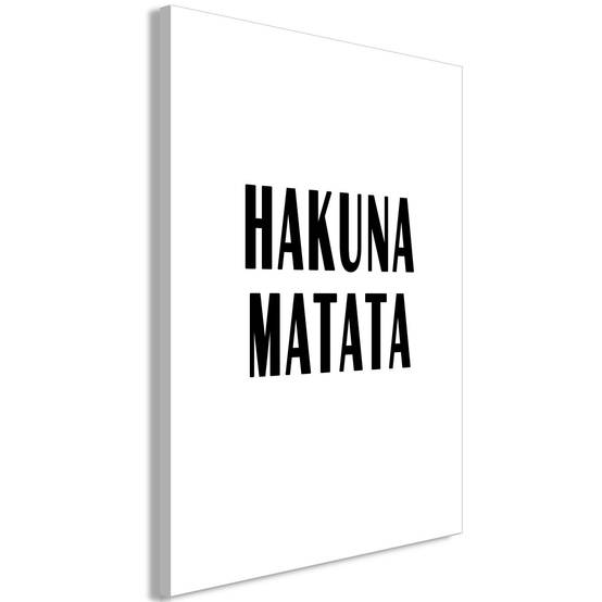 Tableau Imprimé "Hakuna Matata" 40 x 60 cm - Image 1