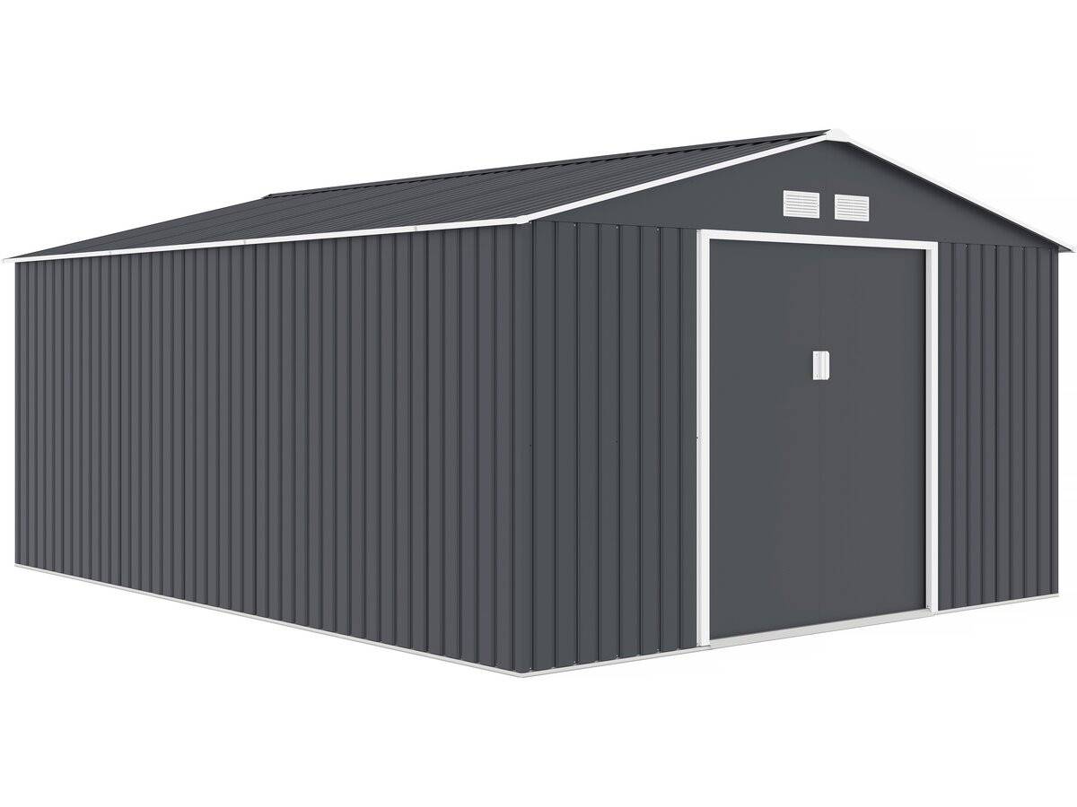 Habitat Et Jardin - Abri De Jardin Métal "vegas"- 15 M² - Gris -habitat Et Jardin - Imagen 1