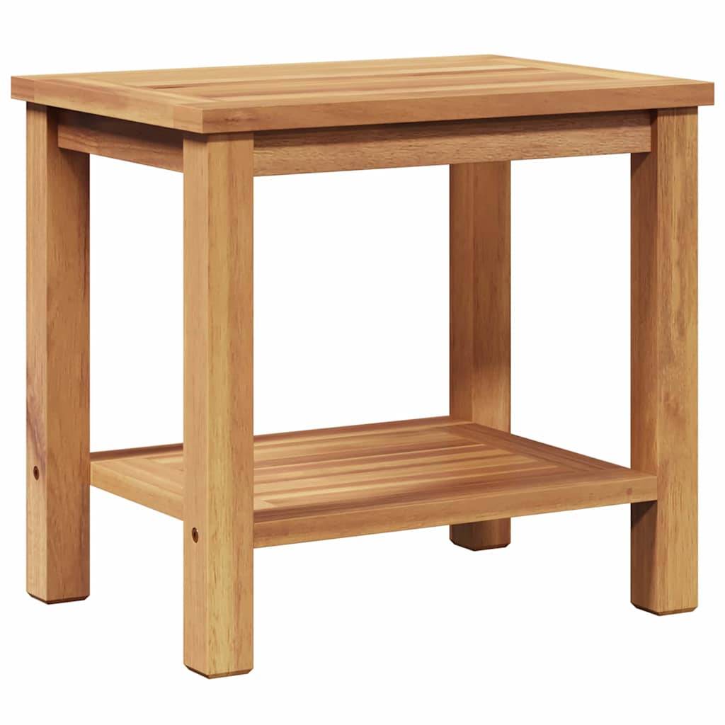 ComfortXL - Petite Table Basse de Jardin Rectangulaire 50x35cm en Teck Solide, Bout de Canapé d'Extérieur Moderne – ComfortXL Outdoor Living - Image 2