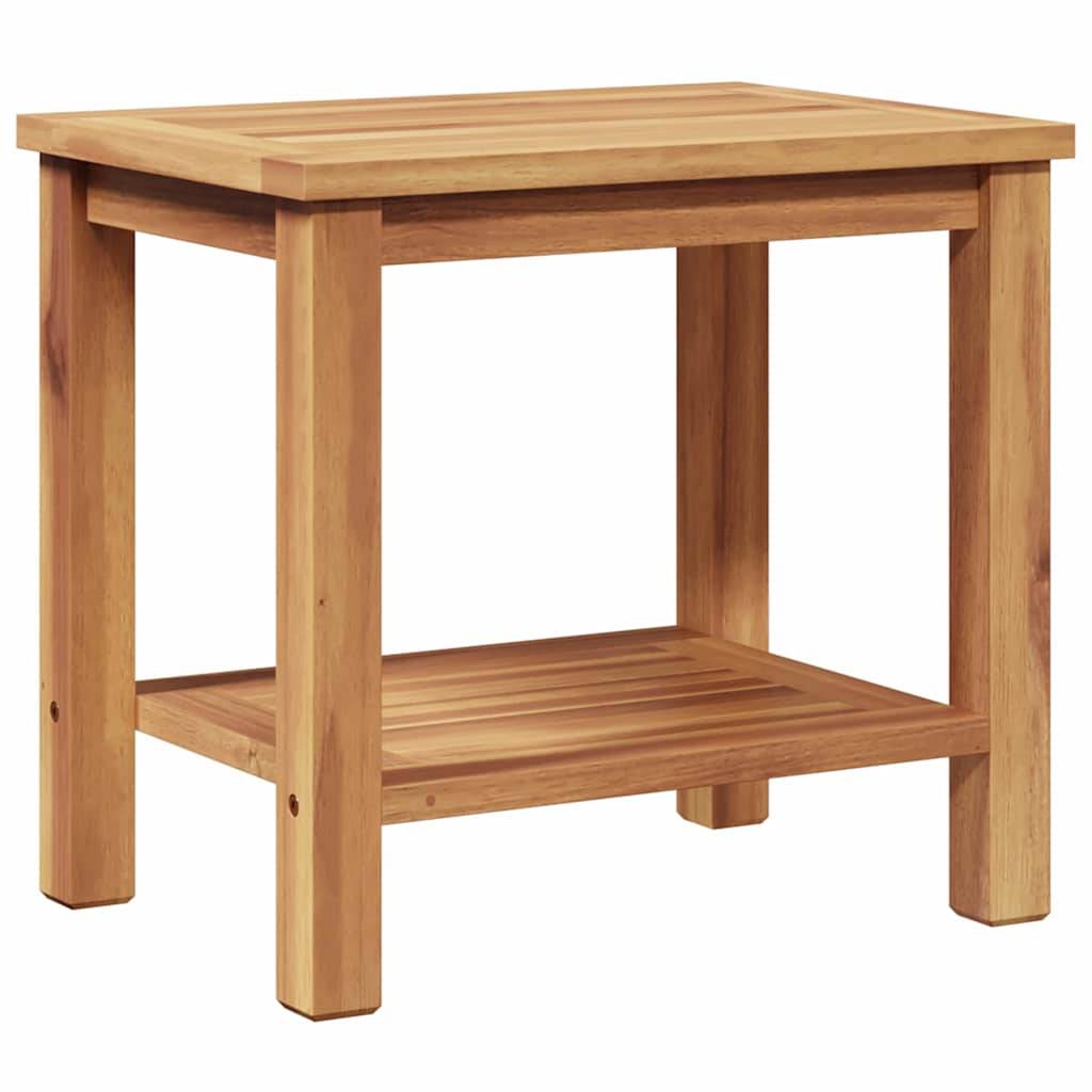 ComfortXL - Petite Table Basse de Jardin Rectangulaire 50x35cm en Teck Solide, Bout de Canapé d'Extérieur Moderne – ComfortXL Outdoor Living - Image 7