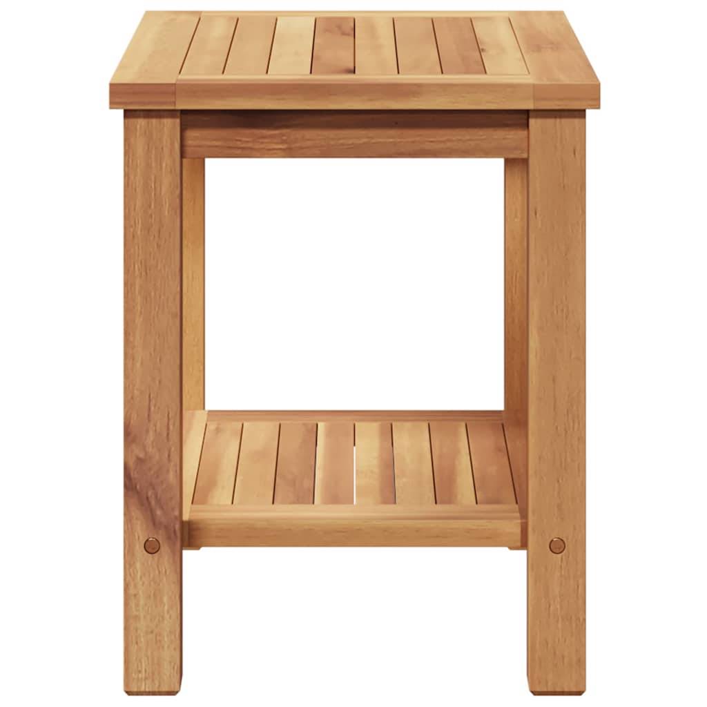 ComfortXL - Petite Table Basse de Jardin Rectangulaire 50x35cm en Teck Solide, Bout de Canapé d'Extérieur Moderne – ComfortXL Outdoor Living - Image 6