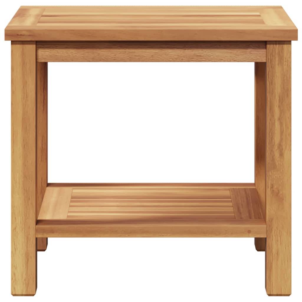 ComfortXL - Petite Table Basse de Jardin Rectangulaire 50x35cm en Teck Solide, Bout de Canapé d'Extérieur Moderne – ComfortXL Outdoor Living - Image 5