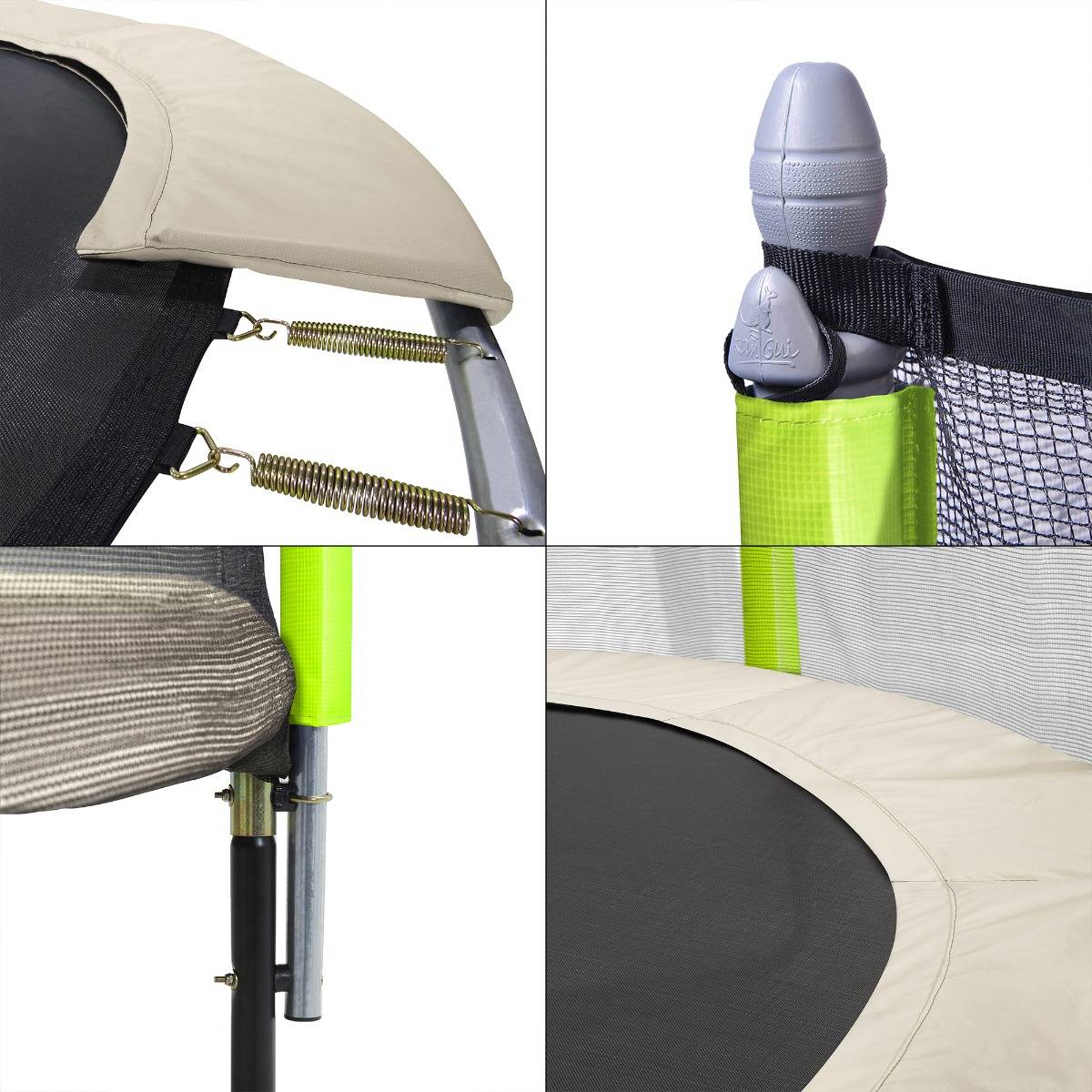 Kangui - Trampoline Ø 250 cm + filet + échelle + bâche + kit d'ancrage - JUMPI 250 Kangui - Imagen 4