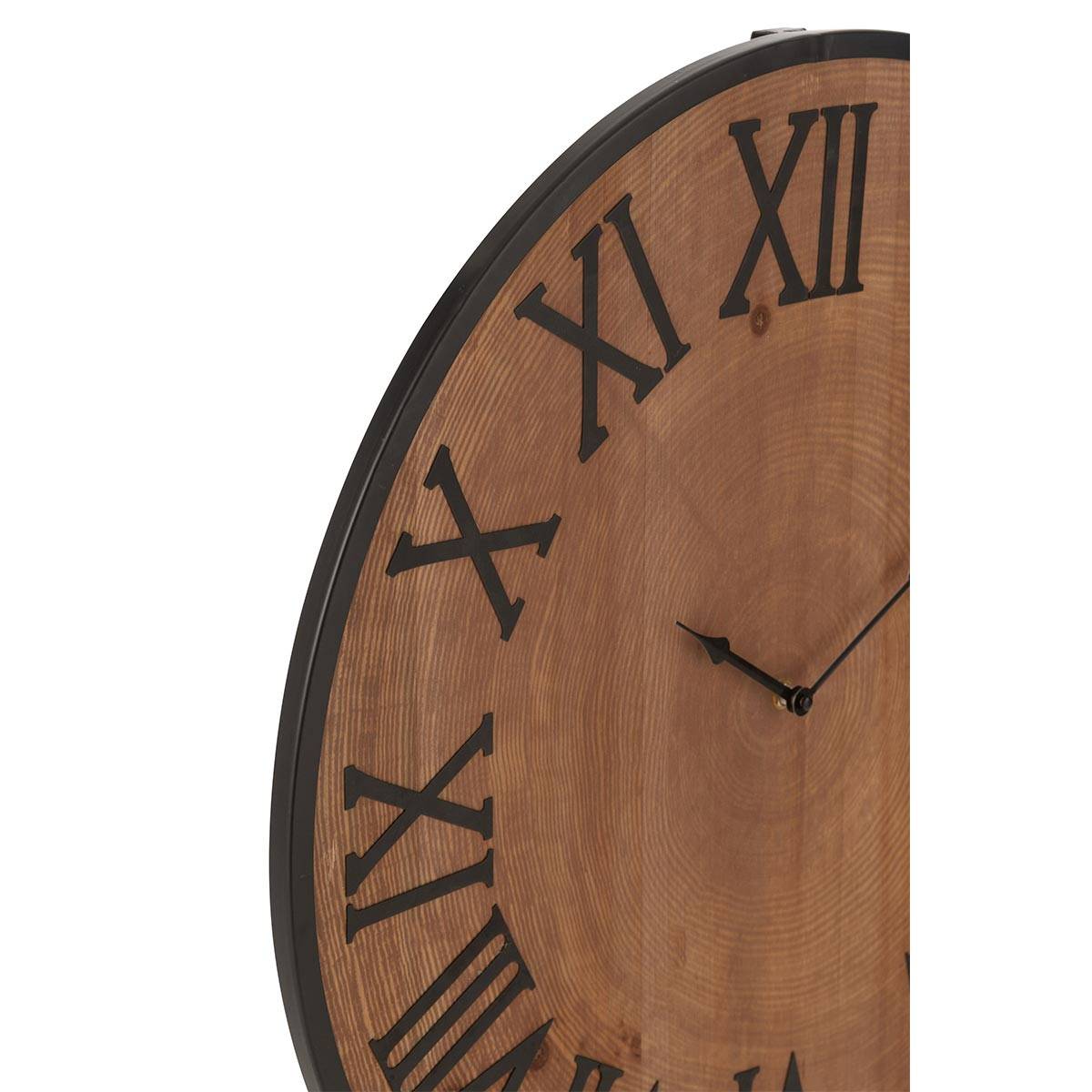 Horloge Murale Effet Bois "Nue" 60cm Naturel - Image 2