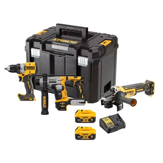 Dewalt - Pack 3 outils XR 18V (DCD800/DCH172/DCG405) BRUSHLESS + 2 batteries 5Ah + chargeur + coffret T-STAK - DEWALT - DCK2095D2T-QW - Imagen 1
