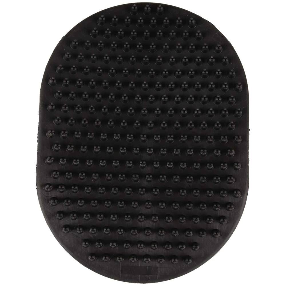 Gant de brossage et massage ANDO, caoutchouc noir pour chien et chat - Image 4