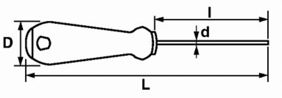 Tournevis bimatiere electricien 4x100 mm SAM - TA4E100 - Imagen 4