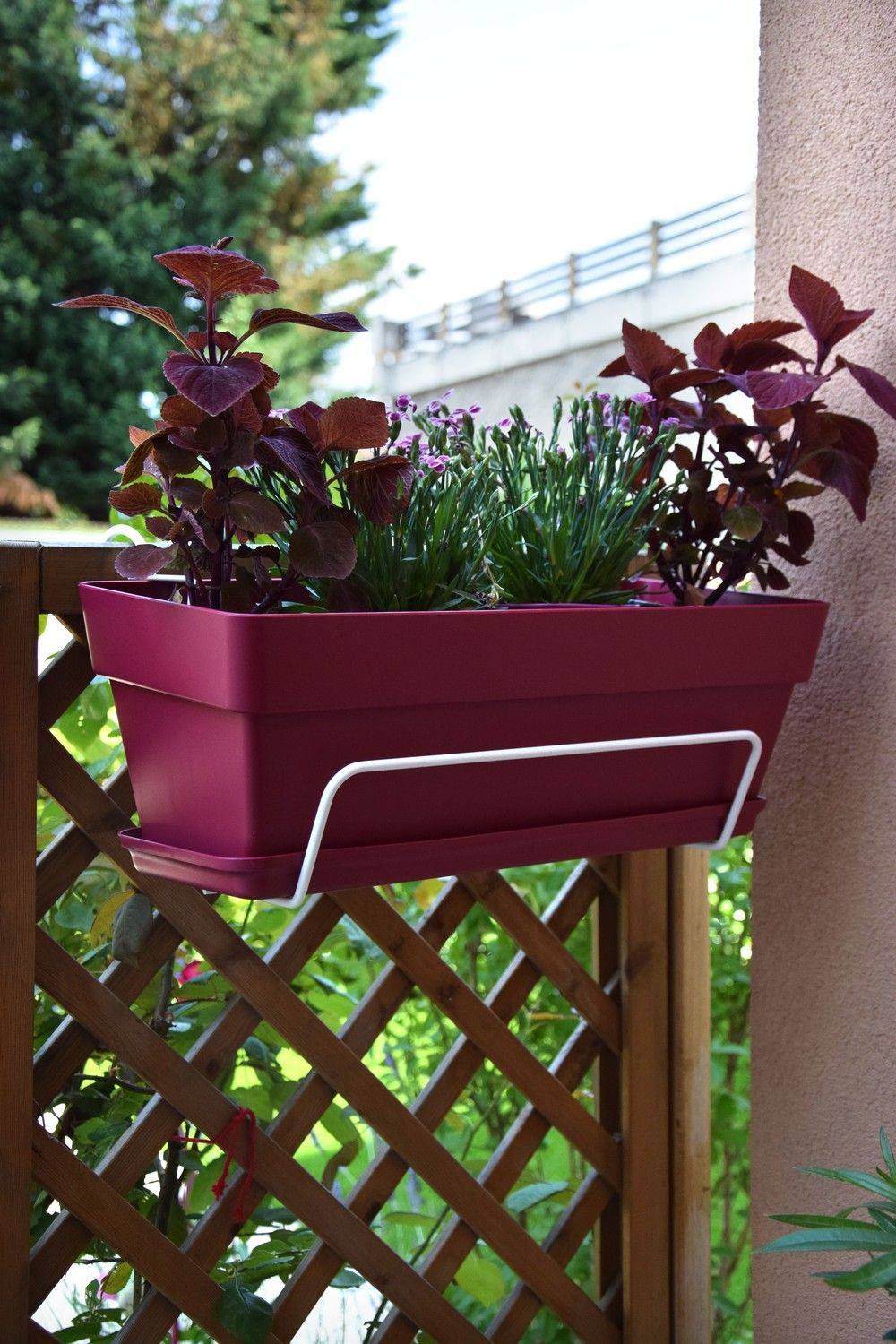 Louis Moulin - Support jardinière fil classique - 35x14 cm blanc Louis Moulin - Image 2