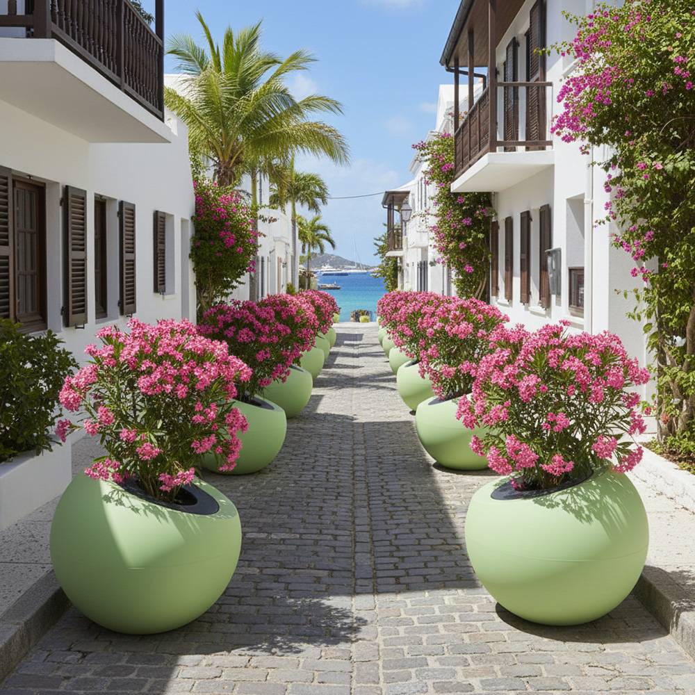 Pot de fleurs dolce vita 300l - plast'up rotomoulage - Image 3