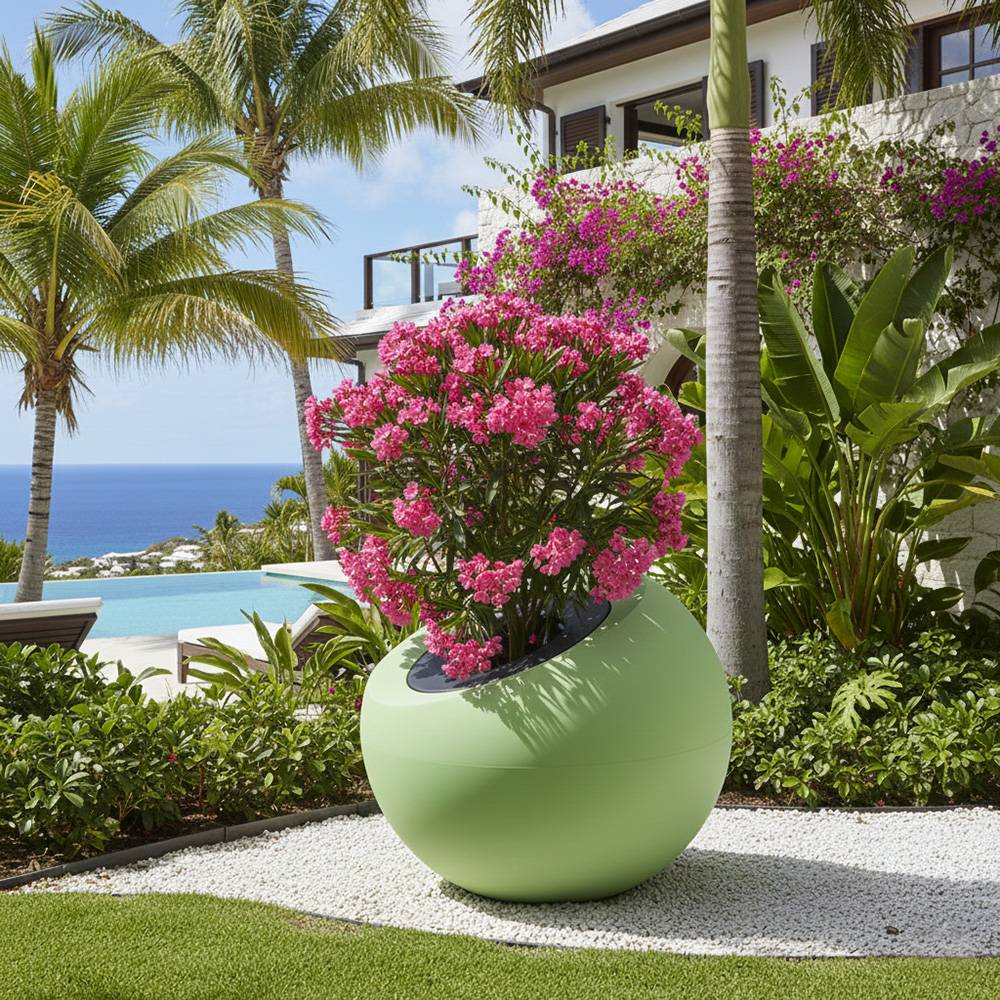 Pot de fleurs dolce vita 300l - plast'up rotomoulage - Image 2