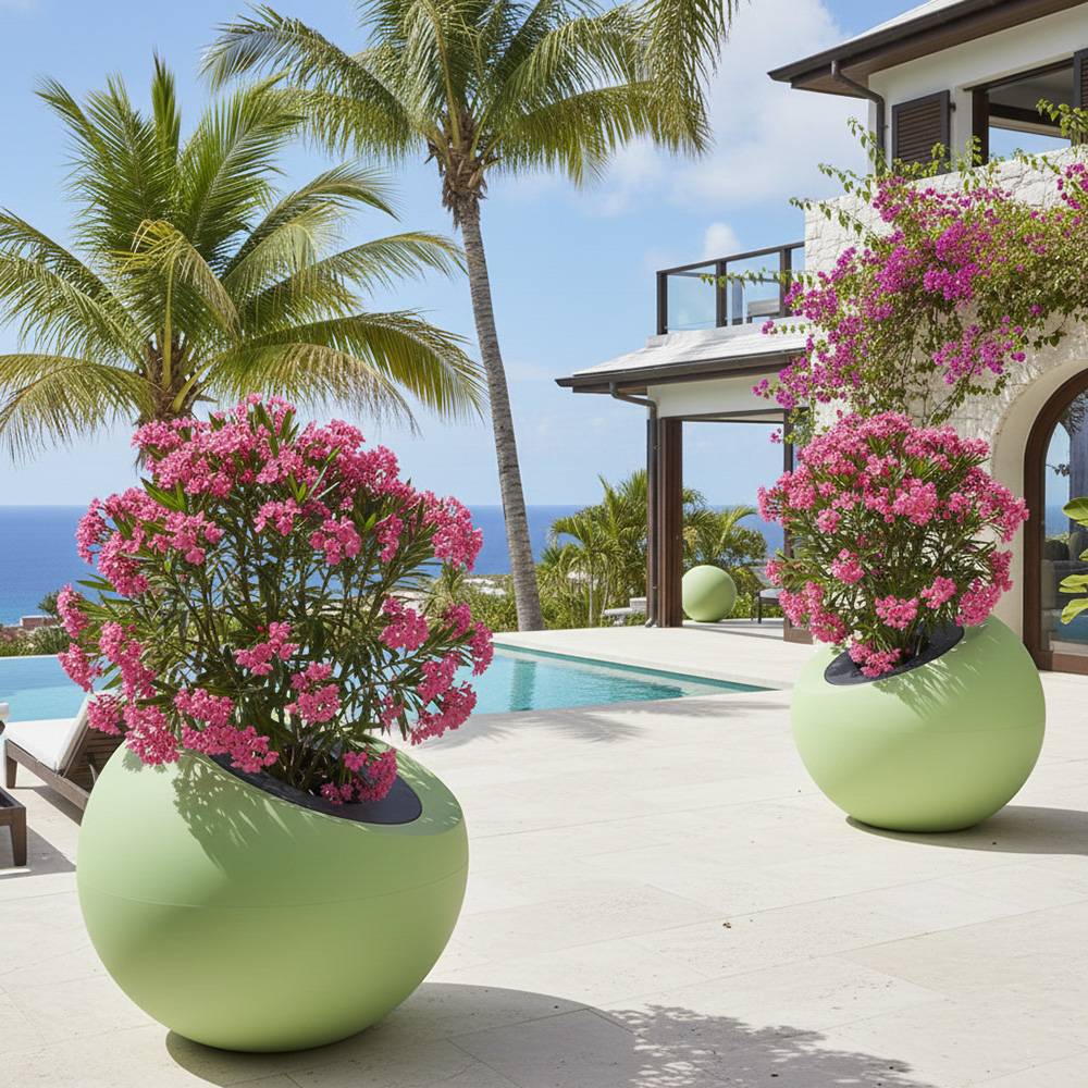 Pot de fleurs dolce vita 300l - plast'up rotomoulage - Image 4
