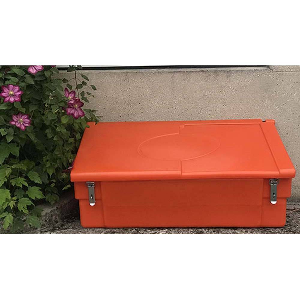 Coffre de jardin 100l avec grenouillères et cadenas- plast'up rotomoulage - Imagen 5