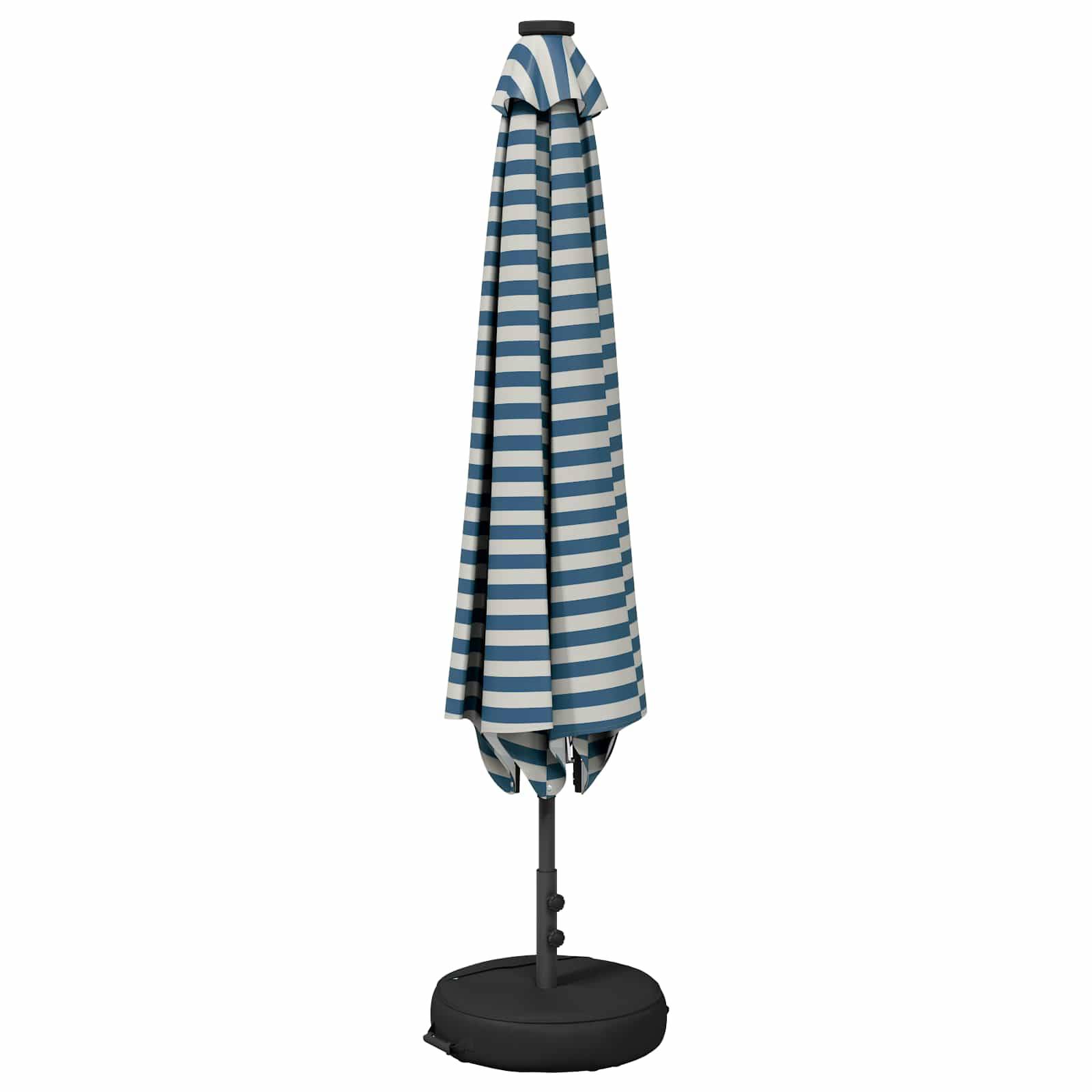 Parasol de jardin polyester bleu et blanc 290 x 190 x 235 cm - PANGIVO - Image 3