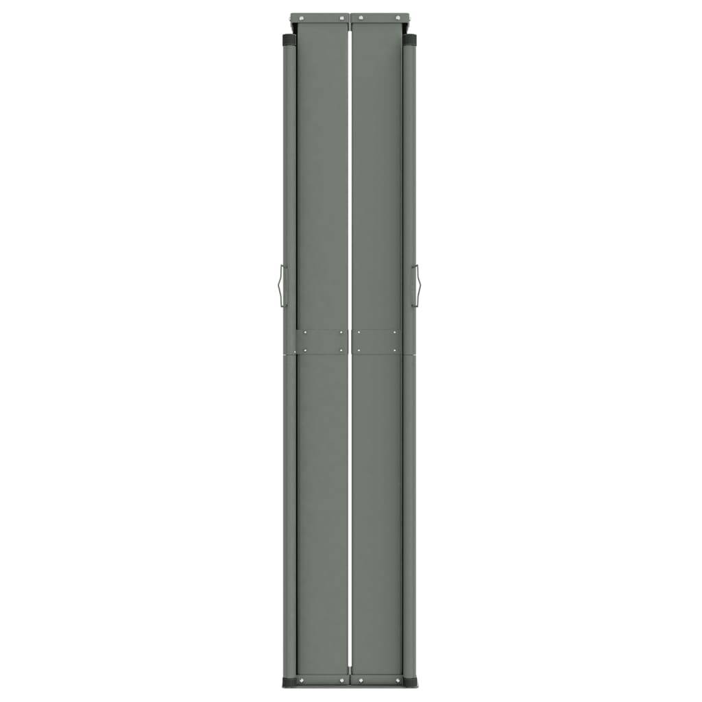 Helloshop26 - Auvent paravent store brise-vue latéral rétractable de patio jardin terrasse balcon protection visuelle écran noir 140 x 1200 cm - Imagen 3