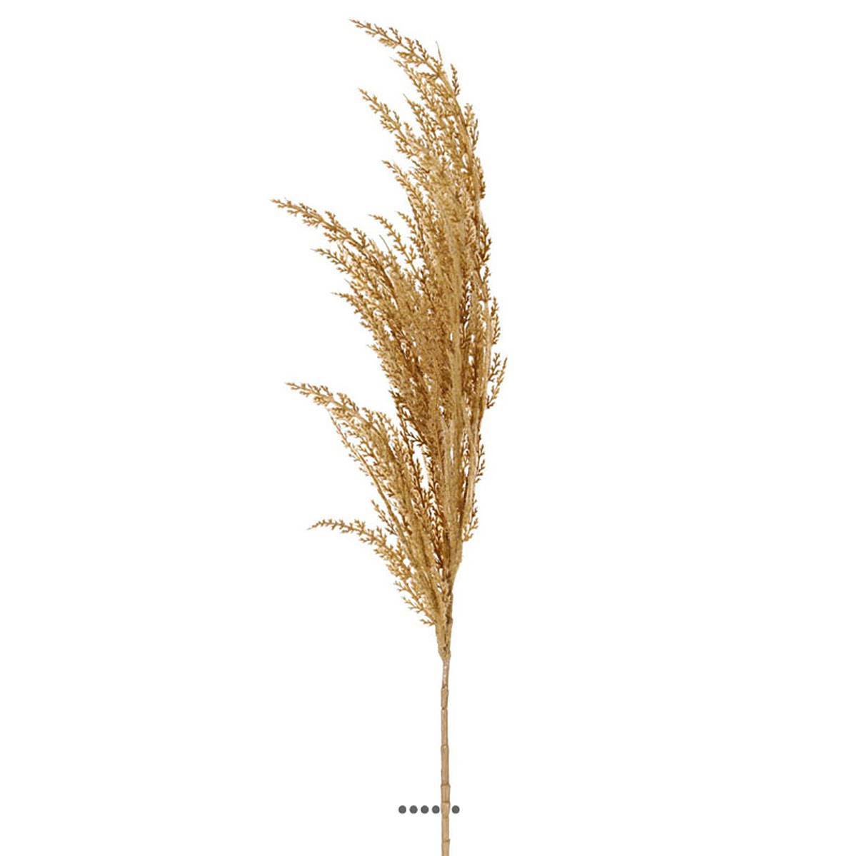 Magnifique fausse herbe de pampa grande tige 100 cm Vanille - couleur: Vanille - Image 2