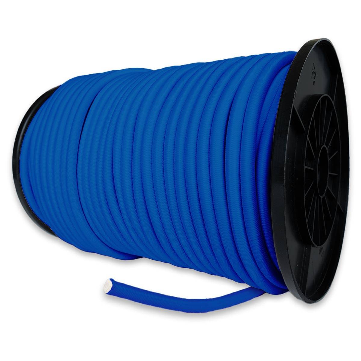 Sandow élastique Bleu 100 mètres 9SW - Qualité PRO - Tendeur pour bâche de diamètre 9 mm TECPLAST - Imagen 1
