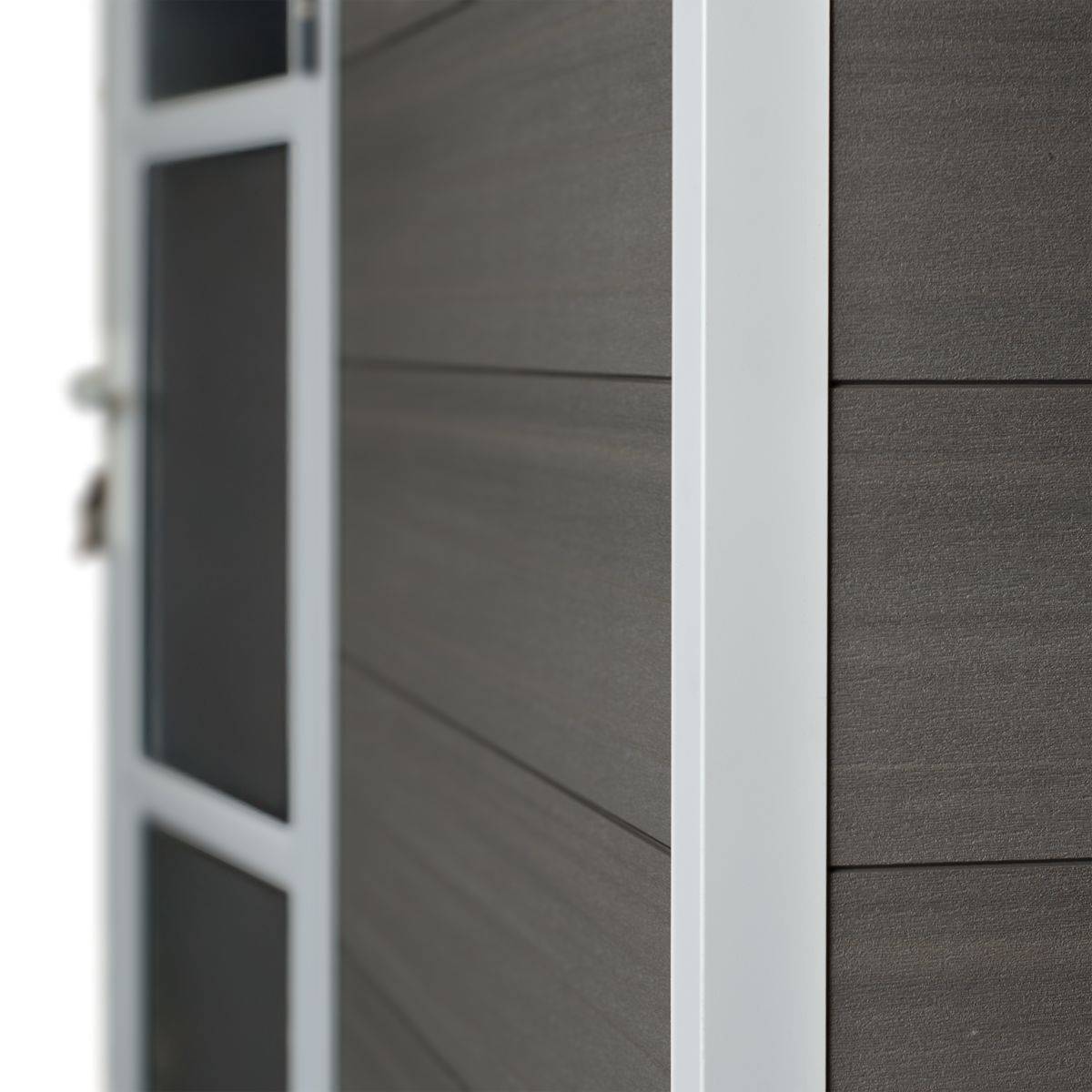Direct Abris - Abri de Jardin Composite ALMA - 7m2 - Gris/blanc - Cabane de jardin - Image 9