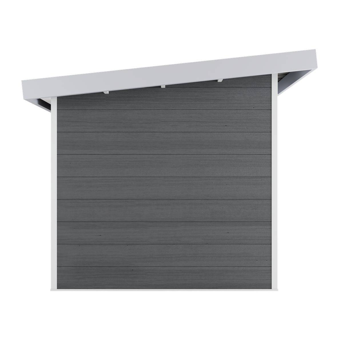 Direct Abris - Abri de Jardin Composite ALMA - 7m2 - Gris/blanc - Cabane de jardin - Image 5
