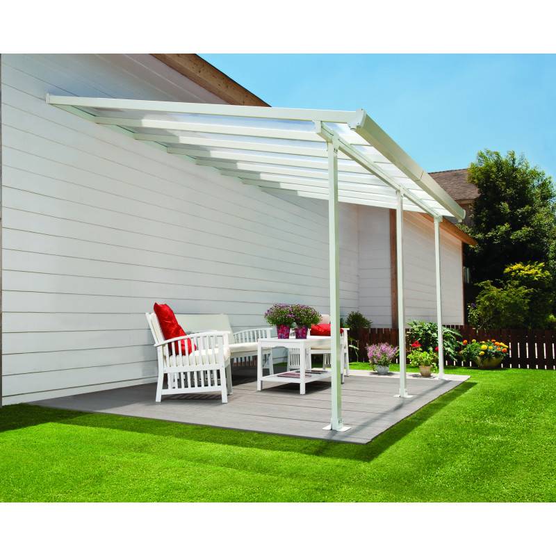 Chalet & Jardin - Toit terrasse blanc avancée 3m - 16,1m2 Chalet & Jardin - Imagen 3