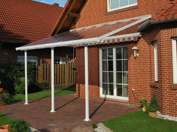 Chalet & Jardin - Toit terrasse blanc avancée 3m - 16,1m2 Chalet & Jardin - Imagen 1