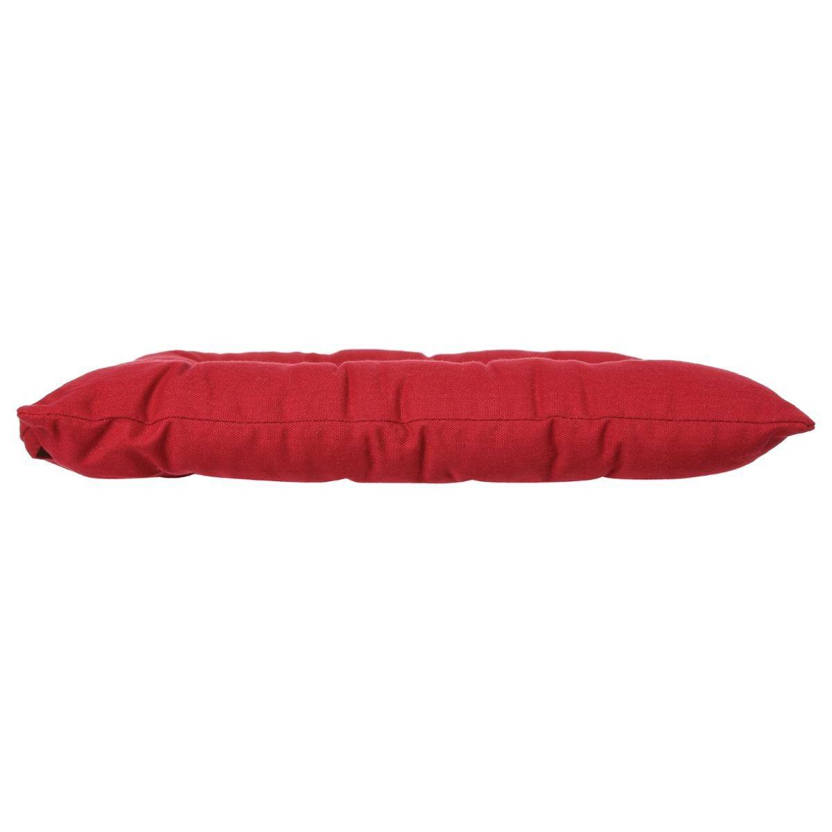 Jardideco - Coussin pour chaise de jardin Rouge 38 x 38 cm - Image 3