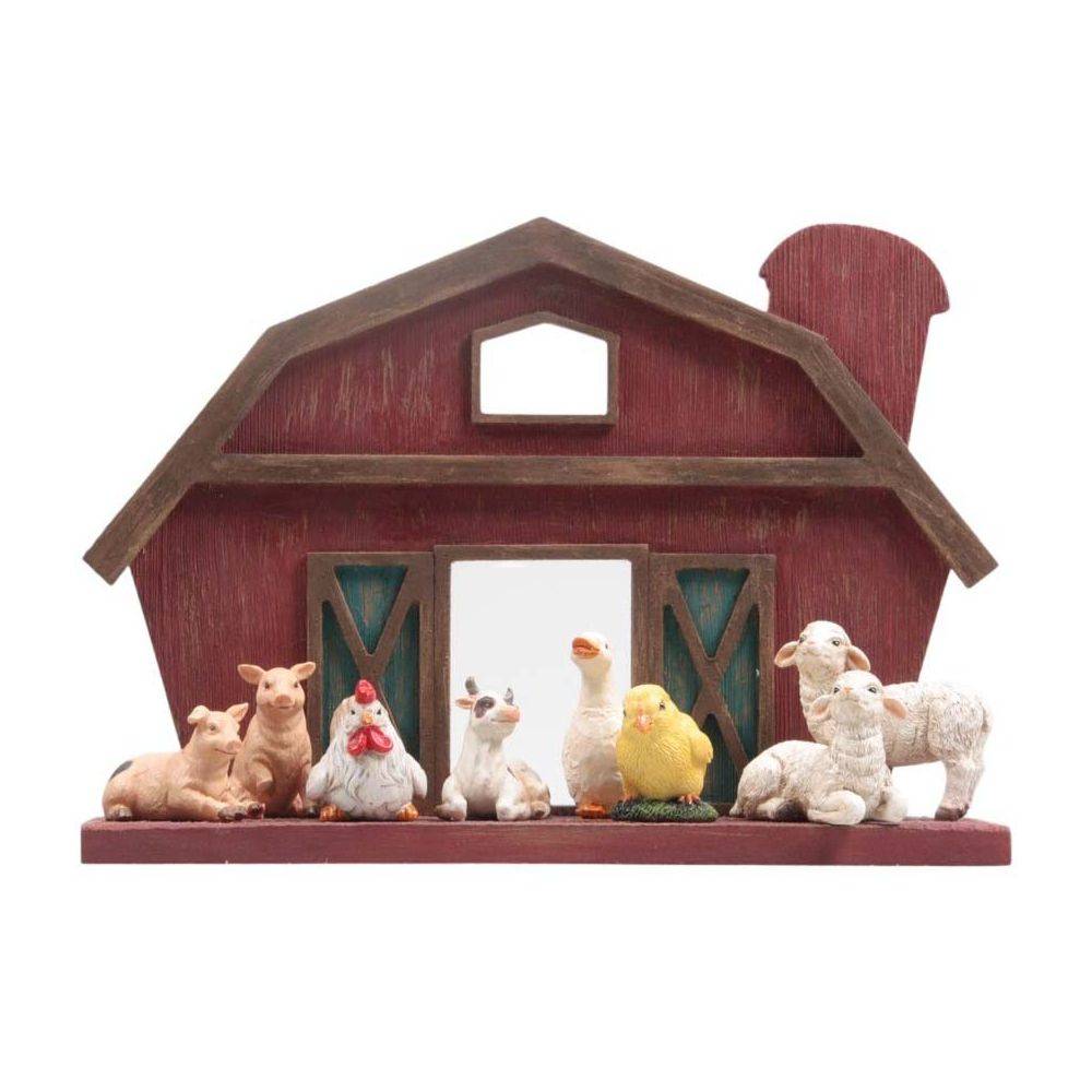 Farmwood Animals - Ferme en résine avec animaux 10 pièces - Imagen 3