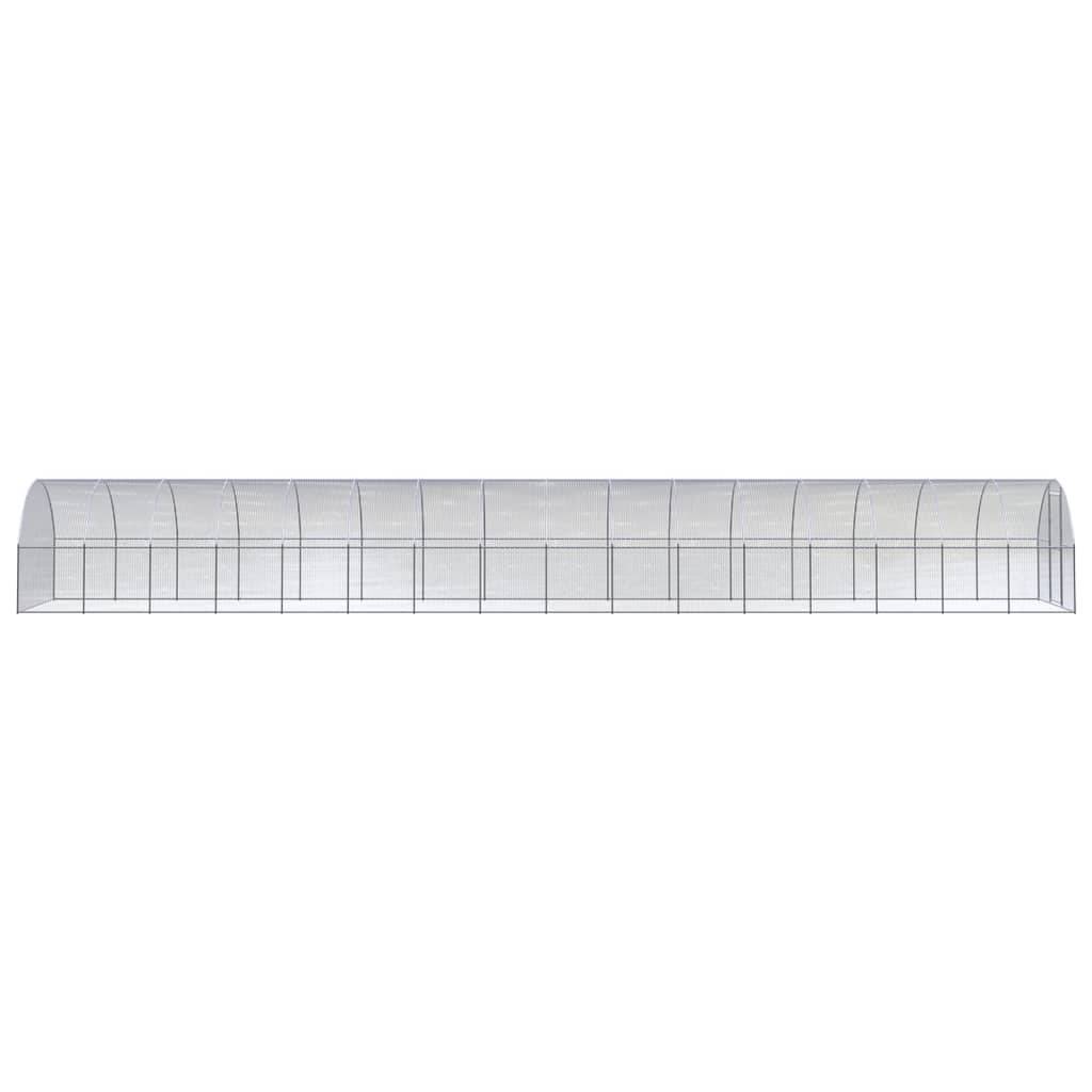 Poulailler extérieur Acier galvanisé Volière grillagée jardin 3x16x2 m – ComfortXL Outdoor Living - Image 3