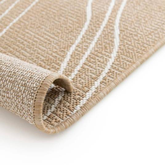 Decoweb - Tapis d'extérieur ou d'intérieur - Riviera - Beige et crème - 120 x 170 cm - Decoweb - Imagen 7
